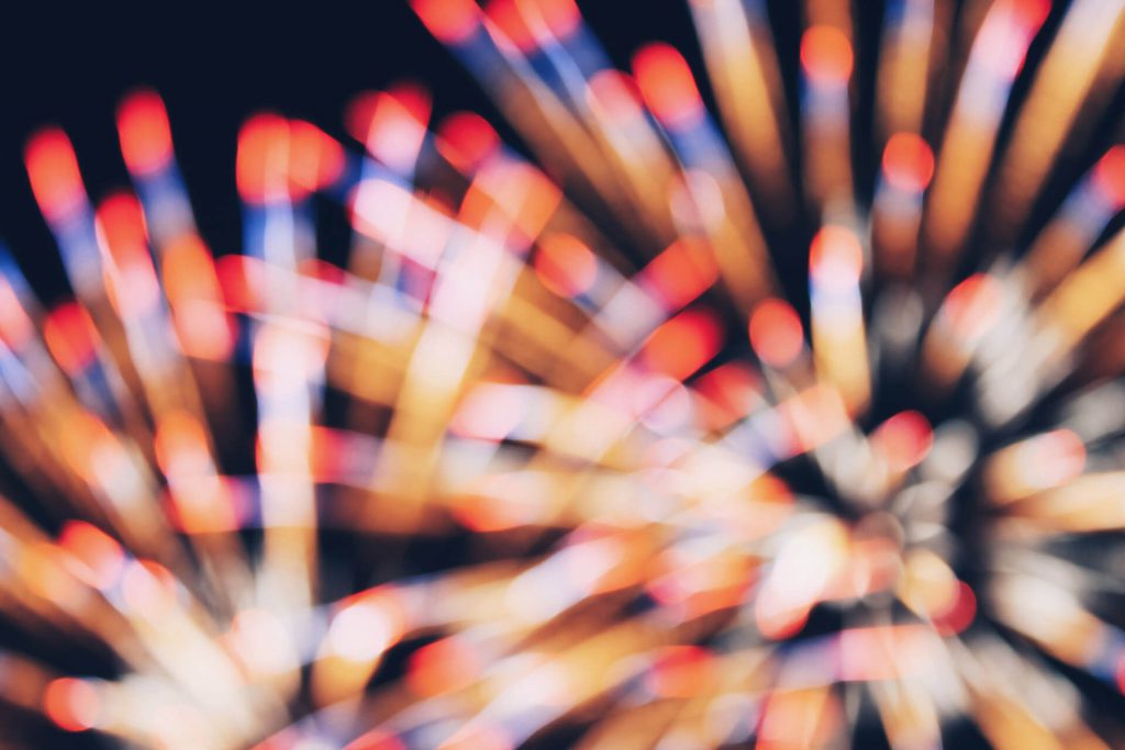 Blurred Fireworks